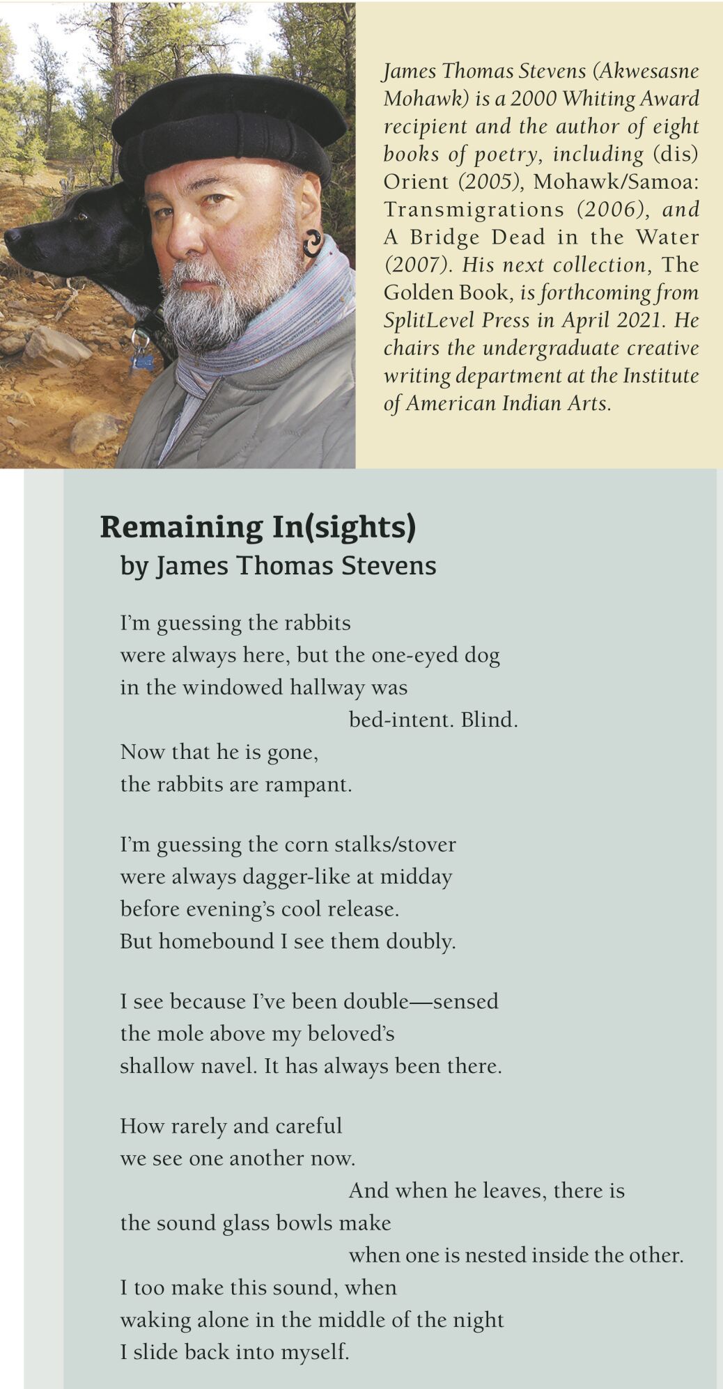 james thomas stevens poem